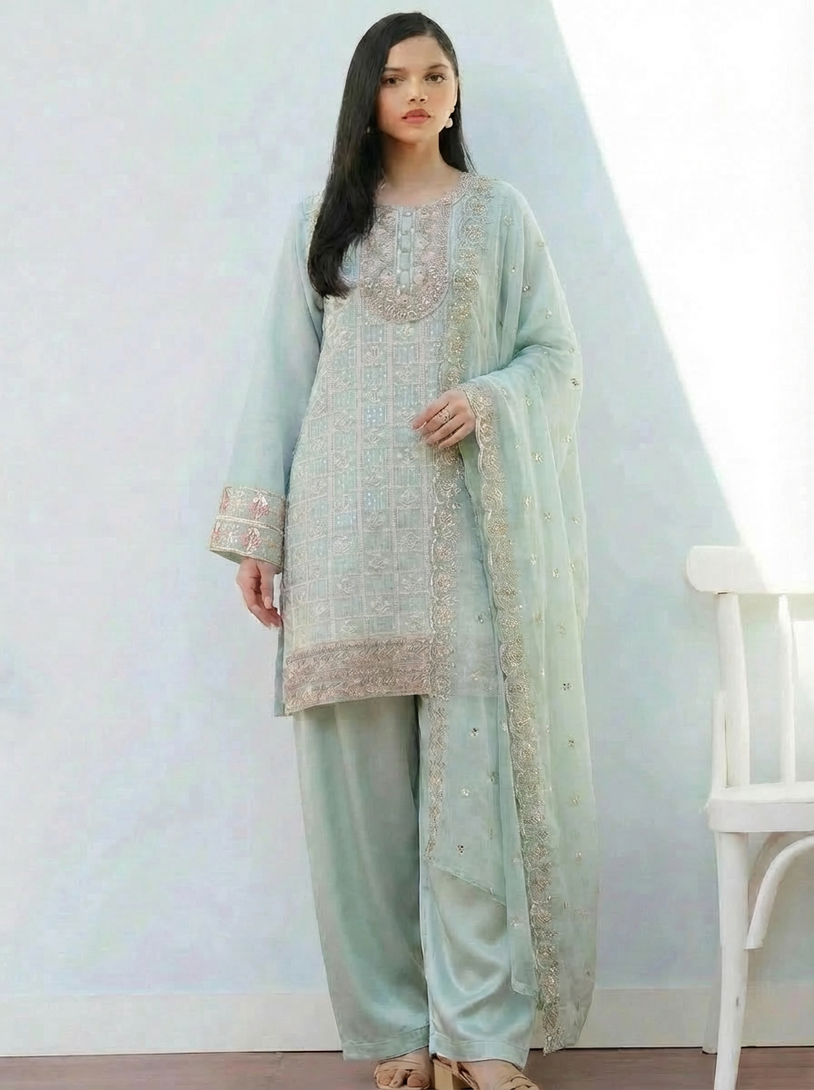 Organza Four pcs -100