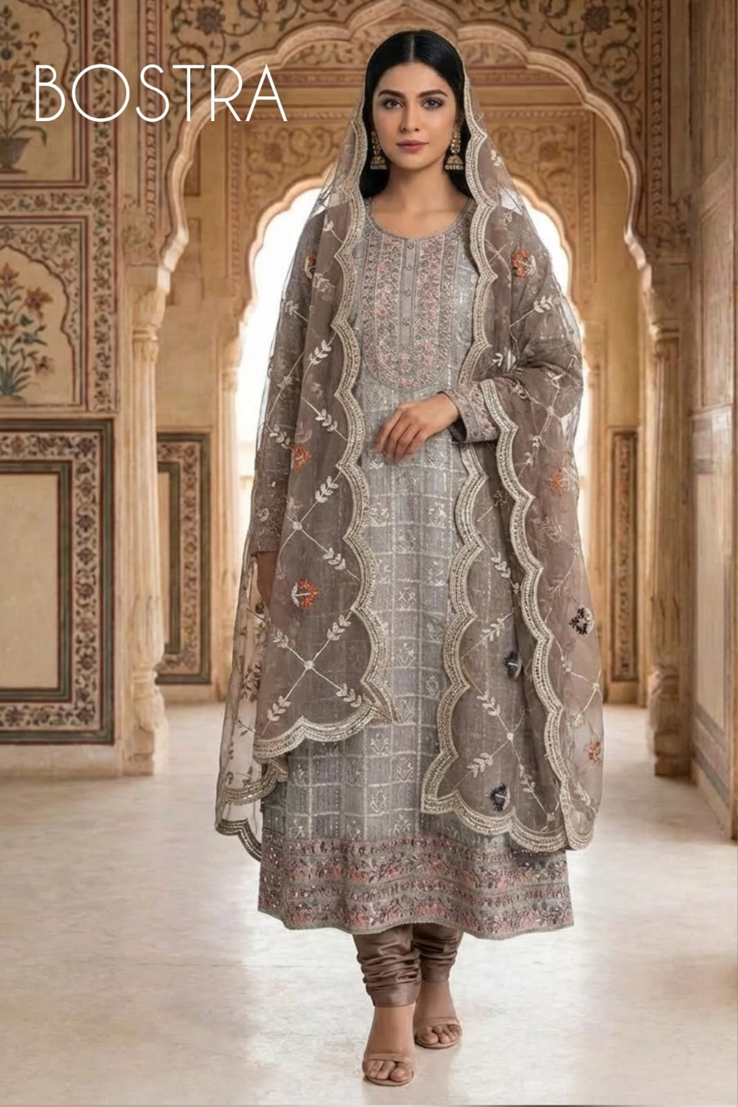 Organza Four pcs -102