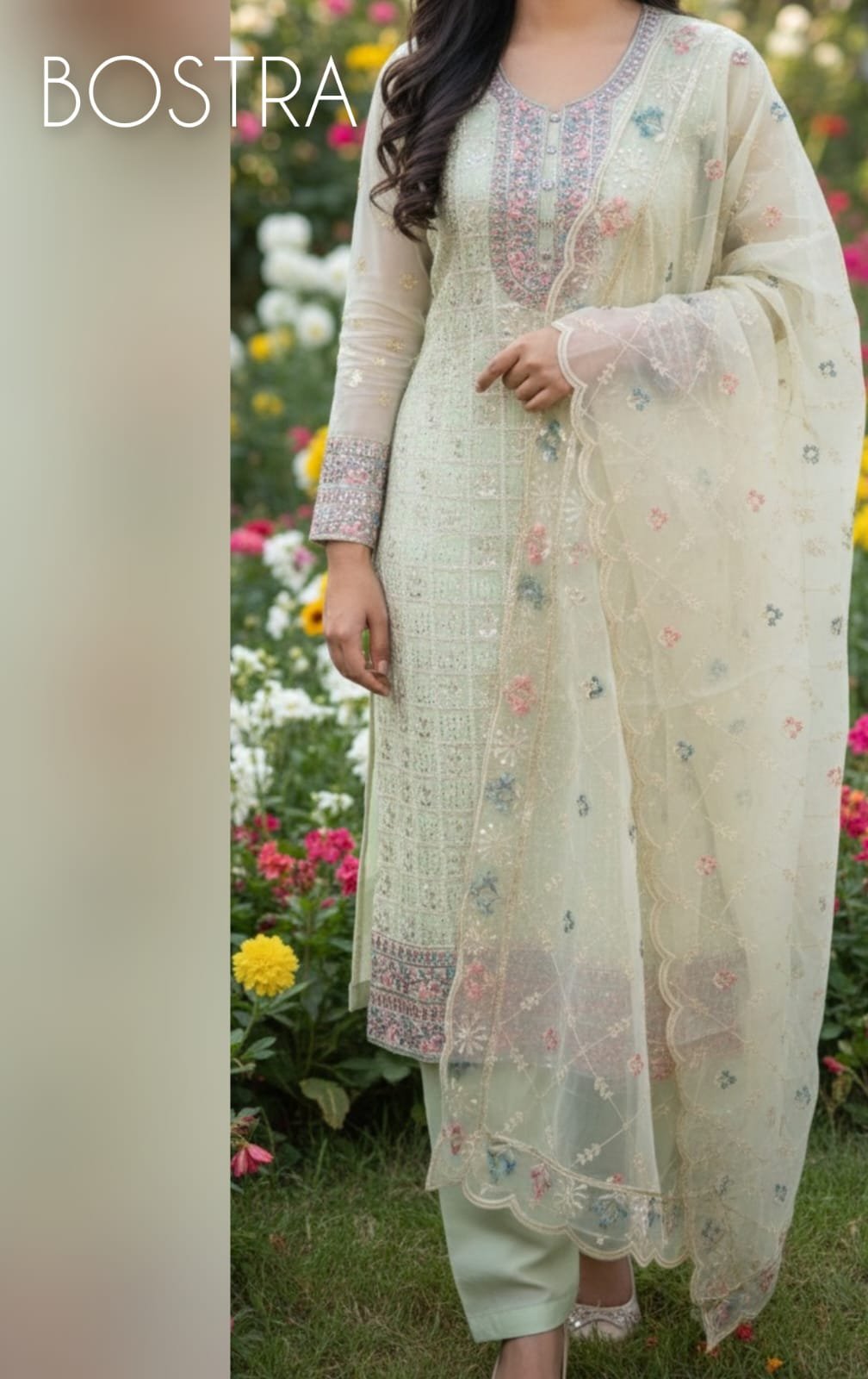 Organza Four pcs -103